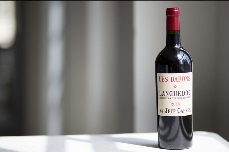 Les Darons 2015 by Jeff Carrel, a red blend from Languedoc.