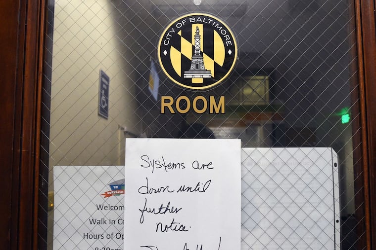 Baltimore's information technology office lost dozens of time sheet records from 311 call center employees in a 2019 ransomware attack, according to a city audit. The day before Thanksgiving, Baltimore County schools got hit with a separate attack.