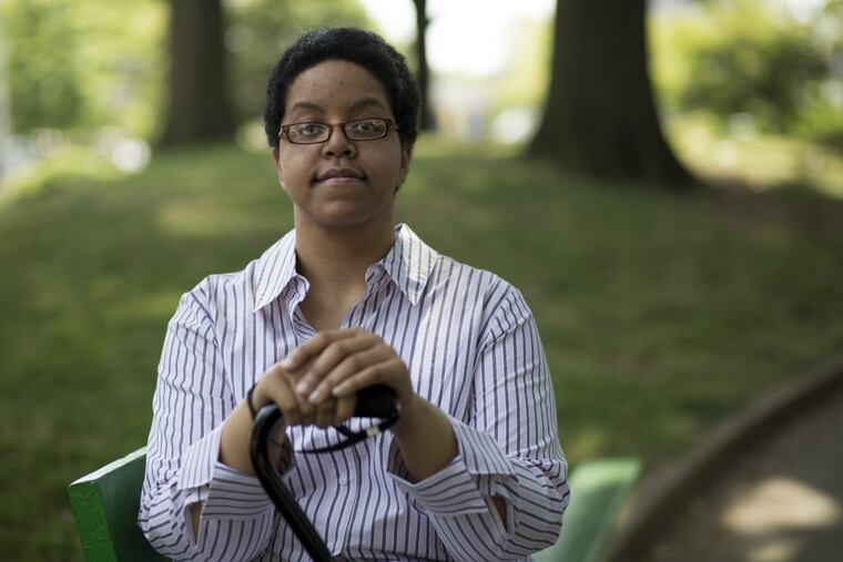 Adrianne Gunter has Multiple Sclerosis and started sharing her story at panels and rallies to advocate for the ACA.