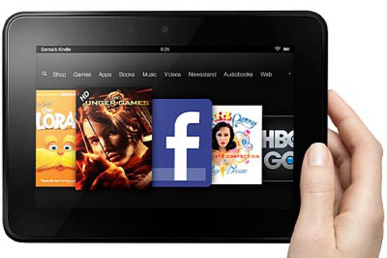 Amazon's Kindle Fire HD.