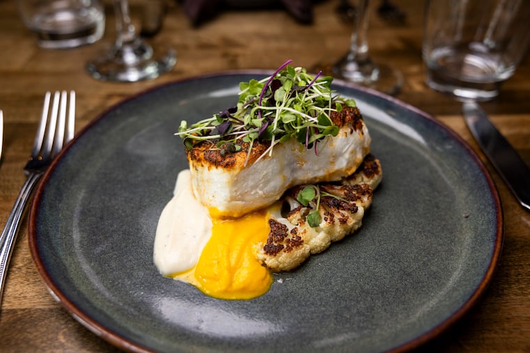 The halibut entree at Rustico in Ventnor City, N.J., on Wednesday, June 10, 2026.