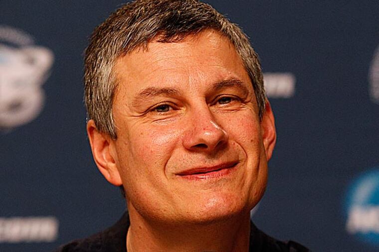 La Salle coach John Giannini always attends the Final Four, but this weekend was quite different. (Yong Kim/Staff Photographer)