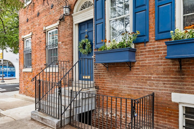 Exterior of the three-bedroom home.