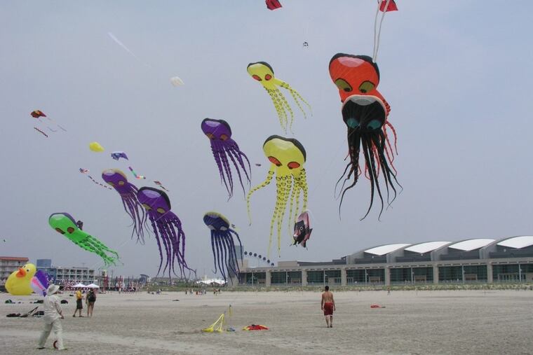 The International Kite Festival takes place Memorial Day weekend in Wildwood