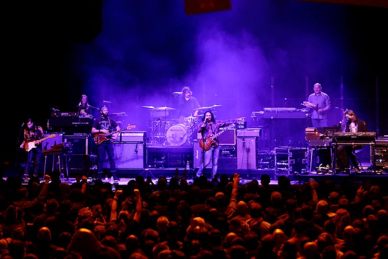 Philly band The War on Drugs performs at The Met Philadelphia in January. The group will headlines the XPoNential Music Festival at the Freedom Mortgage Pavilion on Friday.
