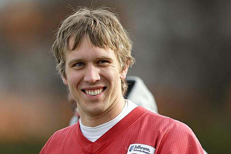 Eagles quarterback Nick Foles. (Matt Rourke/AP)