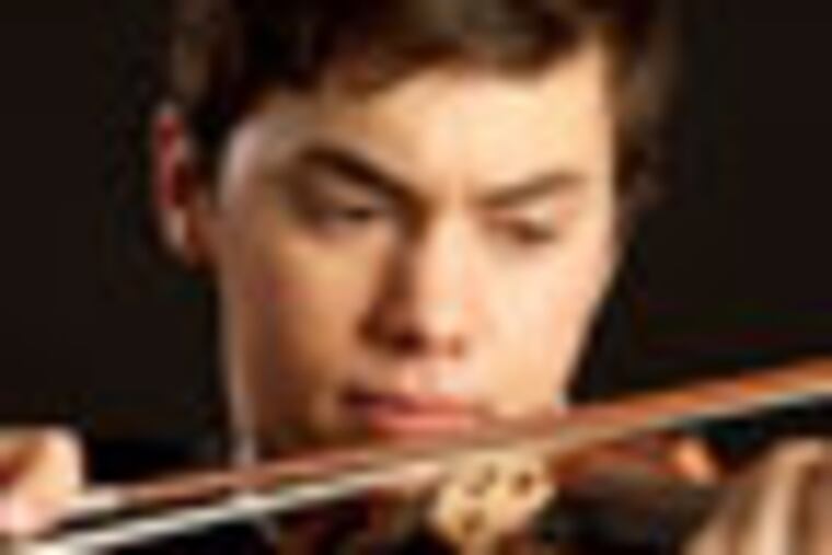 Benjamin Beilman, violin, Trinity Center for the Urban Arts 11/11 Credit: Christian Steiner