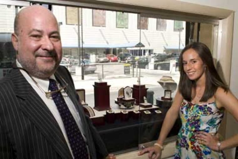 Pawn shop owner Tod Gordon and his daughter, Becky.