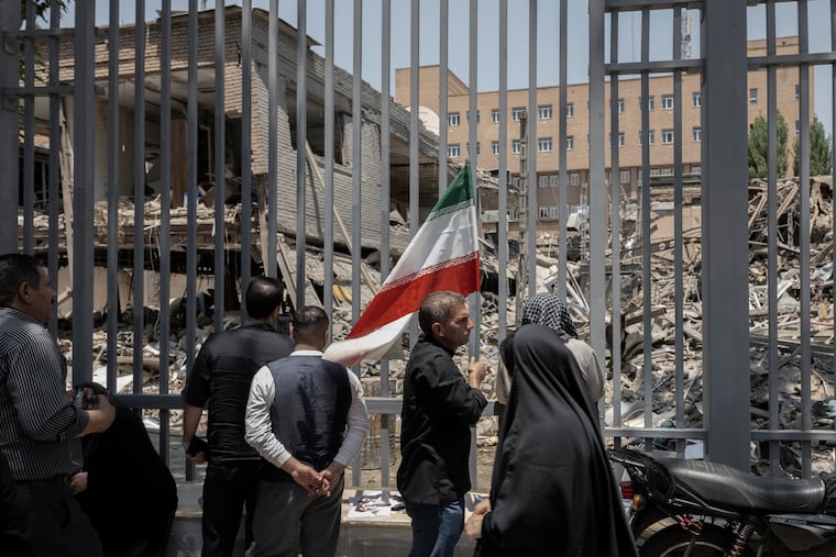 FILE — The heavily damaged Iranian space research center, one of the sites struck during the war, in Tehran on July 6, 2026. A rapidly shrinking supply of air-defense missiles and other critical weaponry not only leaves the U.S. military less equipped, but could also leave Russia and China feeling emboldened should they contemplate a potential conflict with the United States, experts said. (Emile Ducke/The New York Times)