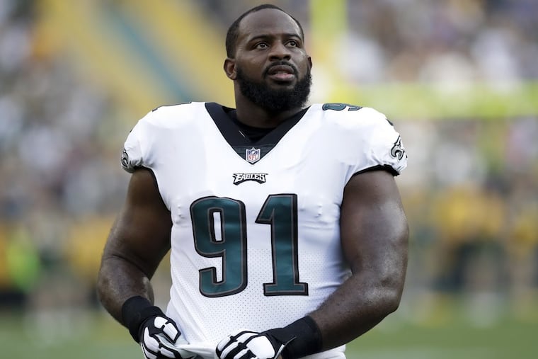 Eagles defensive tackle Fletcher Cox.