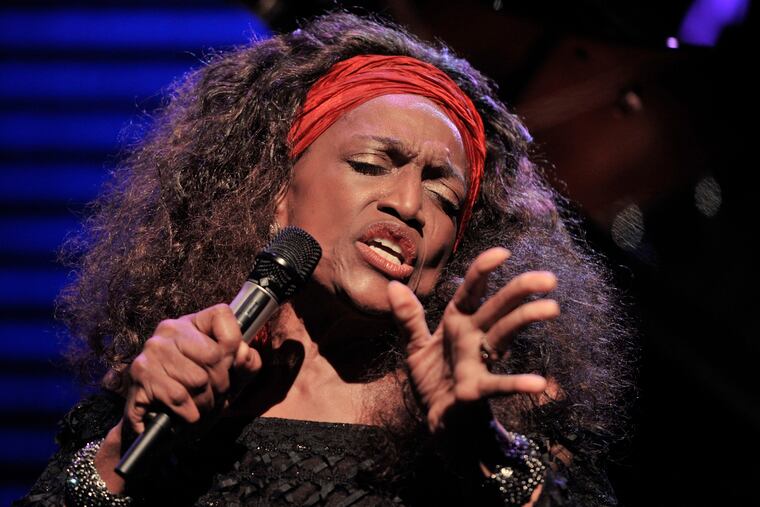 American opera singer Jessye Norman performing on the Stravinski Hall stage at the 44th Montreux Jazz Festival in Montreux, Switzerland, on July 4, 2010.