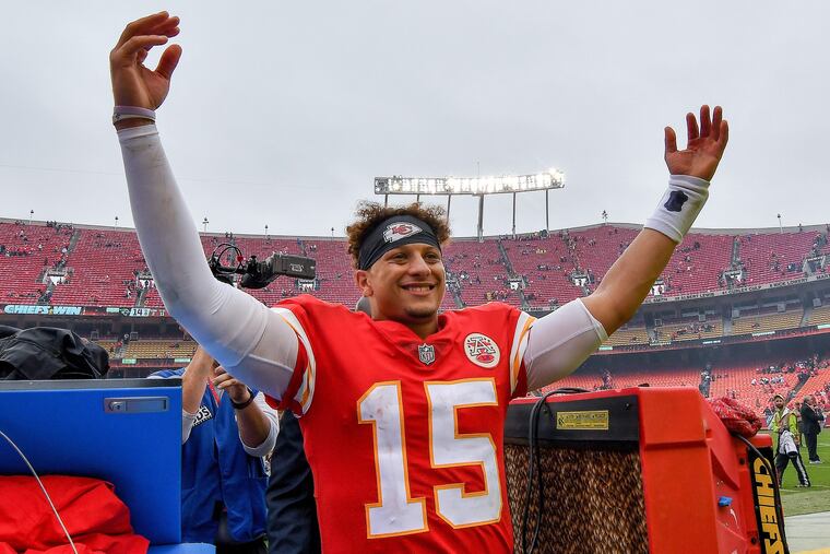 Patrick Mahomes leads the Kansas City Chiefs into Foxborough, Mass., to face Tom Brady's New England Patriots on Sunday.