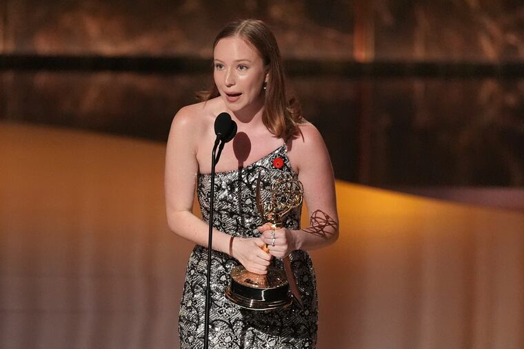 hannah einbinder green dress We are loving #HannahEinbinders green dress at the #CriticsChoiceAwards
