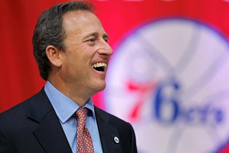 "It's exceeded all expectations in terms of the fun I'm having," Josh Harris said. (Matt Rourke/AP)