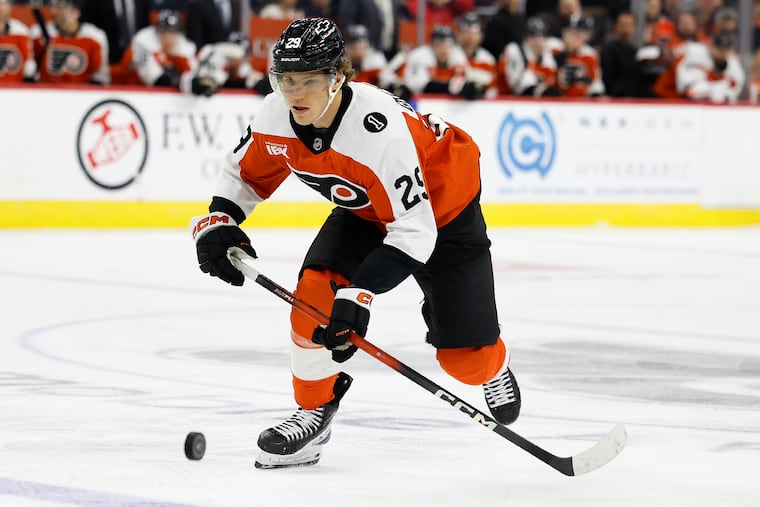 Youngster Nikita Grebenkin is starting to earn more ice time and a larger role under Rick Tocchet.