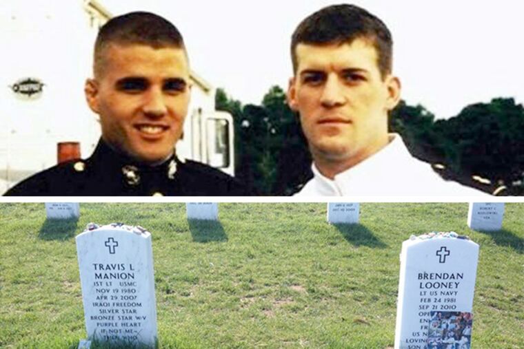 When best friends Travis Manion and Brendan Looney died defending their country, their families honored their unbreakable bond in the most profound of ways: by laying them to rest side by side at Arlington National Cemetery.