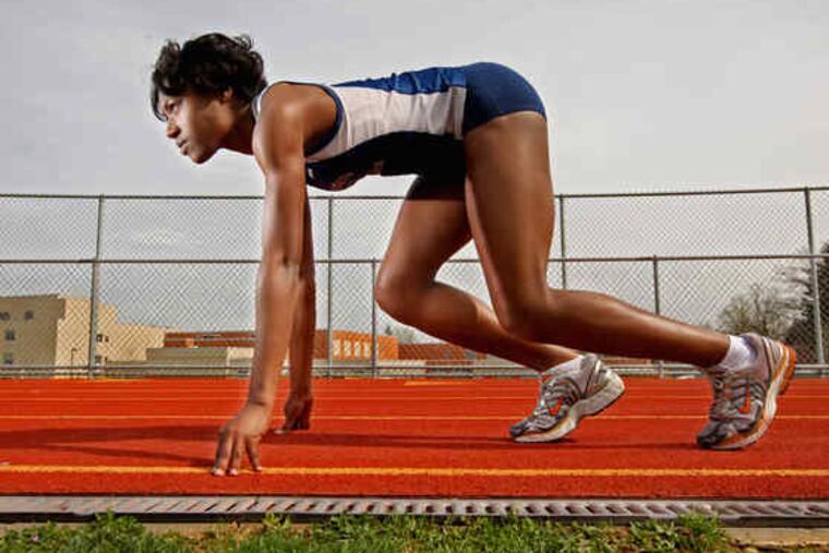 Brittany Wallace set indoor marks after an outdoor season marred by injury. Her 56.47 seconds in the 400 meters on March 28 was the fastest in the state last month, while she also had the state's second-best time (25 seconds) in the 200.