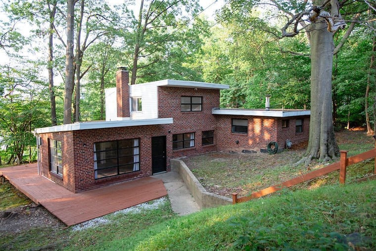 The exterior of the Abington home.