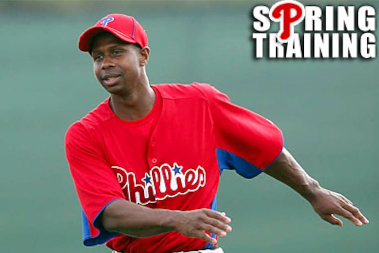 Juan Pierre was named to the Phillies 40-man roster. (Yong Kim/Staff Photographer)