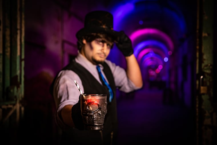 Halloween celebrations hit their peak at Eastern State Penitentiary's immersive Halloween Nights attraction.