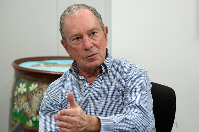 Former New York City Mayor Michael Bloomberg.
