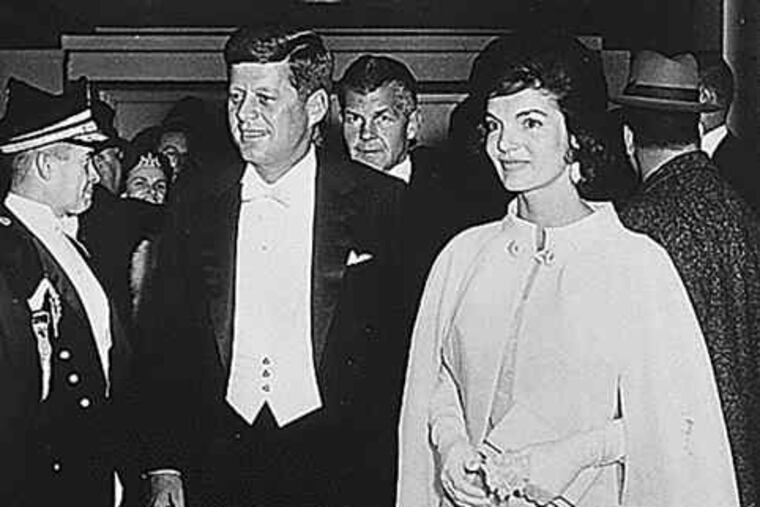 Hillary Clinton's 1993 gown (right) was not well-received. Jackie Kennedy (below) helped design her ivory gown and cape. Rosalynn Carter (bottom) was criticized for wearing her gown twice.