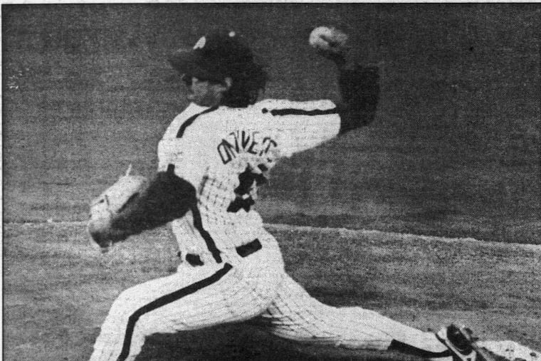 Steve Ontiveros would become an All-Star in a second tour with the Oakland A's after pitching for the Phillies in 1989 and 1990.