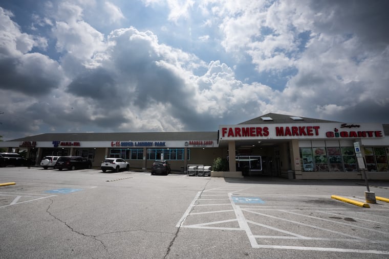 The Gigante Supermarket in the 1900 block of West Main Street in West Norriton was the site of a U.S. Immigration and Customs Enforcement raid in which 14 people were arrested last month.