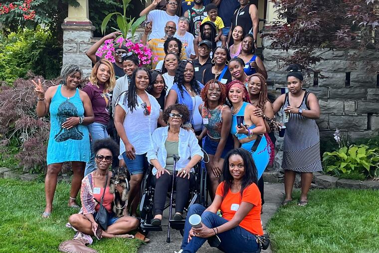 Columnist Jenice Armstrong at her family's reunion last month in Buffalo, N.Y.