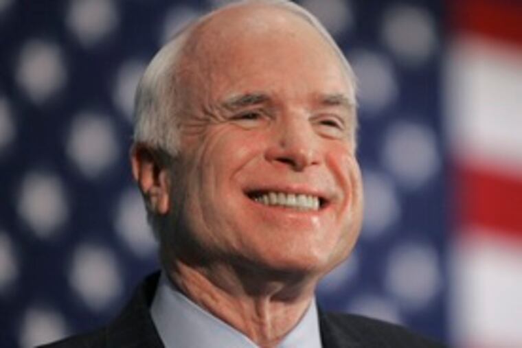 John McCain will be targeted by Democrats as a tired figure who is too much like Bush.