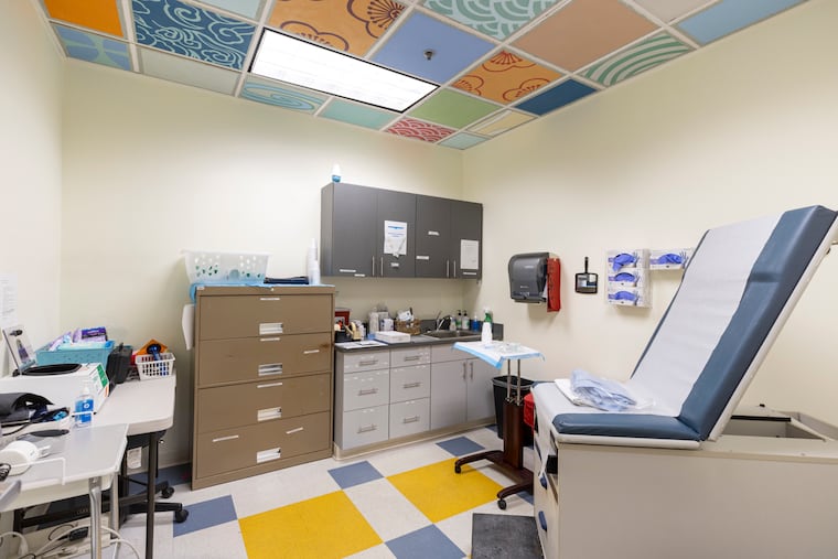 The exam room at the Philadelphia Sexual Assault Response Center, in Philadelphia, Pa., on Friday Dec. 6, 2024.