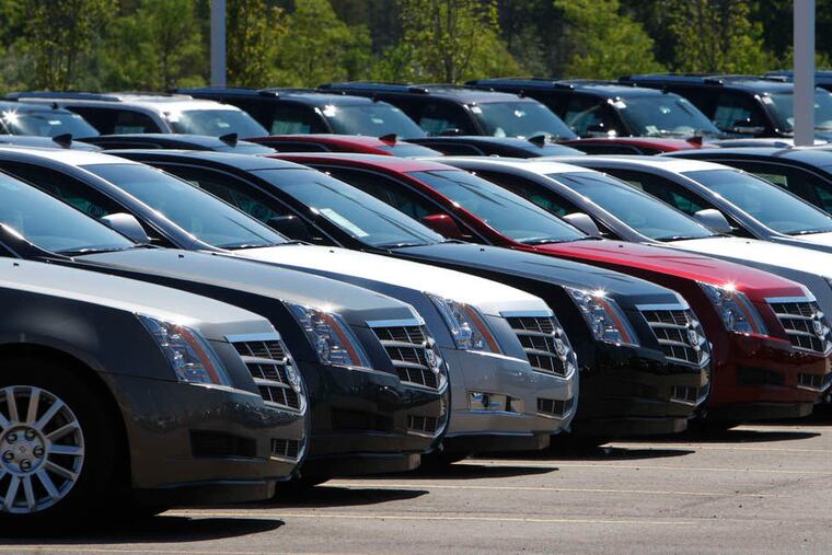 The Cadillac CTS , such as these 2010 models, was included in the list of ignition-switch recalls. CARLOS OSORIO / AP, file