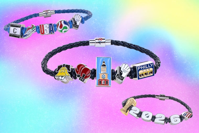 A free charm bracelet available at FIFA Fan Festivals nationwide, including Philadelphia's in Lemon Hill, had fans waiting hours in line to get one. Bank of America is behind the coveted Fan Bands, drawing hours-long lines.