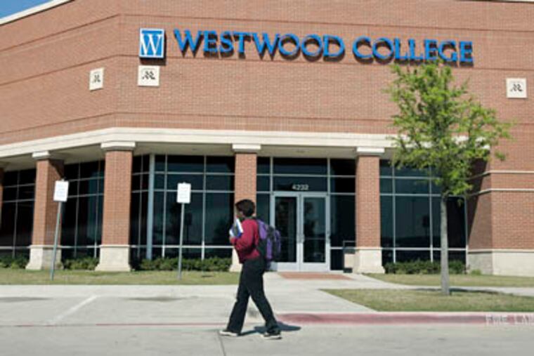 Westwood College in Fort Worth, Texas, and two other Texas campuses must pay $7 million to resolve False Claims Act allegations. (Joyce Marshall / Fort Worth Star-Telegram / MCT)