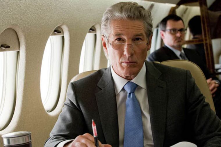 This film image released by Roadside Attractions shows Richard Gere in a scene from "Arbitrage." (AP Photo/Roadside Attractions, Myles Aronowitz)