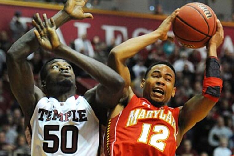 "Man, this felt good," said Micheal Eric, who missed 13 games with a fractured right kneecap. (Clem Murray/Staff Photographer)