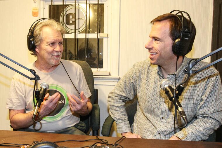 GTown Radio manager Jim Bear, right and "Avenue G" performer Jim Harris will be putting on a live "Avenue G" (Prairie Home Companion-style) show on Saturday, December 6.