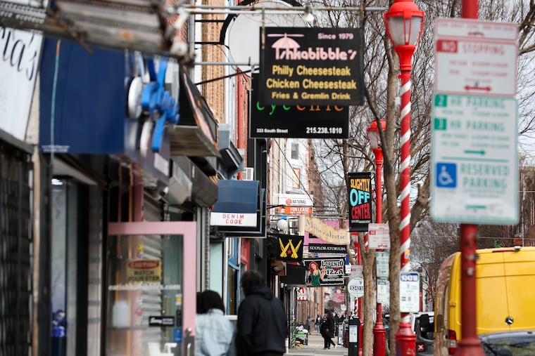 Fourth and South Streets, a part of the area for which the South Street Headhouse District is responsible.