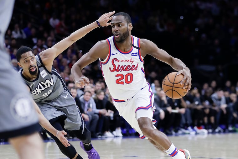 Sixers guard Alec Burks has caught coach Brett Brown's eye this past week.