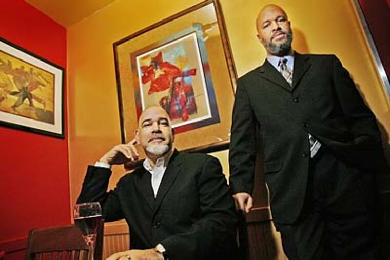 Robert (left) and Benjamin Bynum's latest enterprise, Relish, is intended to evoke memories of Zanzibar Blue. (Alejandro A. Alvarez/Staff Photographer)