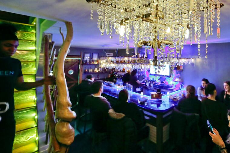 The downstairs bar at Keen, now Midnight Iris, at 1708 Lombard St.