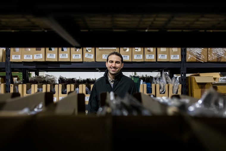 Brian Antar, 32, CEO of Shipmate Fulfillment, inside the company's facility. “We talk to people all over the world,” Antar said. “Learning who they are, their story, where they’re coming from, and see if we can help. Especially how the they are dealing with COVID.”