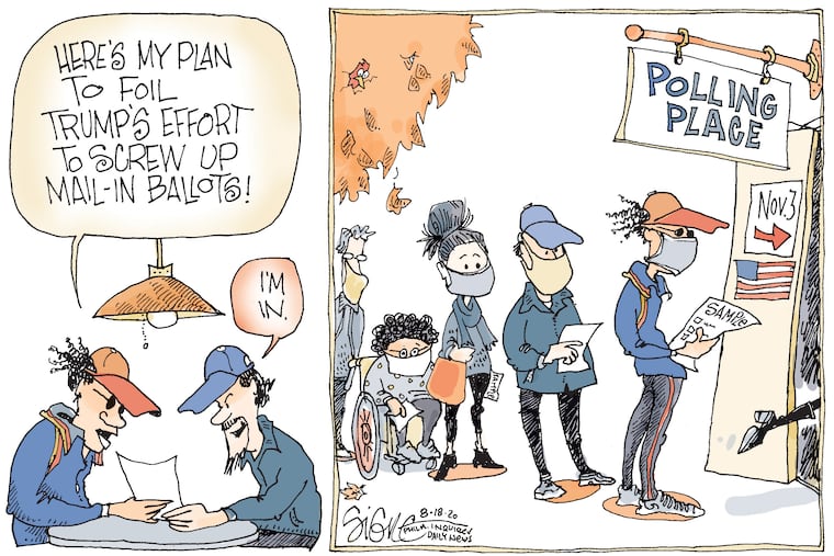 Simple alternative to avoid mail-in ballot problems.