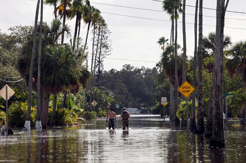 Helene Raining Helene and other storms dumped a whopping 40 trillion gallons of rain ...