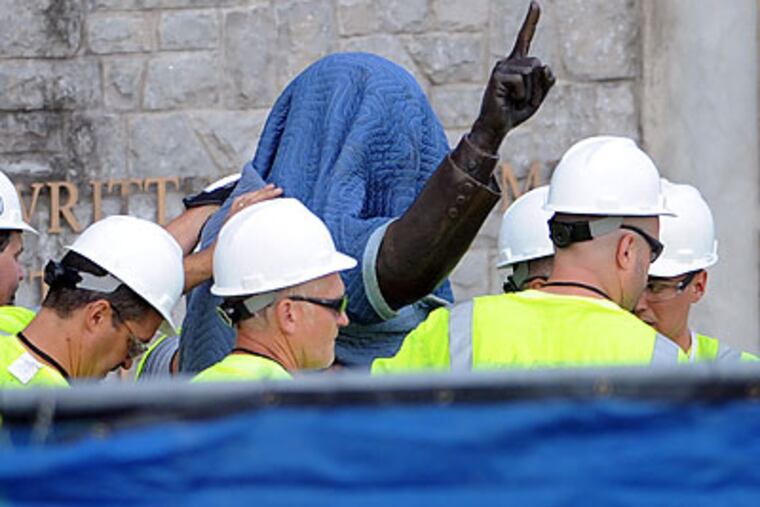 Joe Paterno was Penn State, and everything it supposedly stood for. (Christopher Weddle/Centre Daily Times/AP)