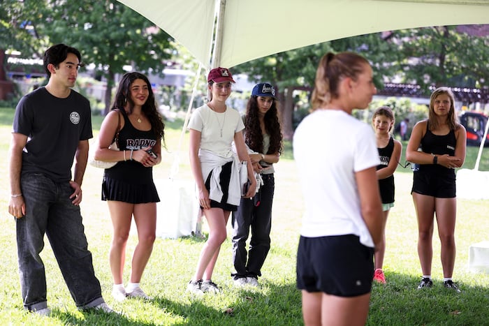 Radnor's tennis program get a hands-on experience at the Philly Open