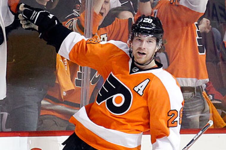 Claude Giroux has excelled in the playoffs for the Flyers in his young career. (Yong Kim/Staff file photo)