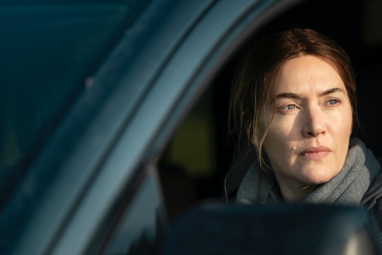 This image released by HBO shows Kate Winslet in a scene from "Mare of Easttown."