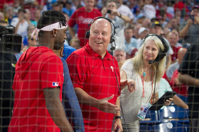 Tom McCarthy, the Phillies’ lead television play-by-play announcer since 2009, will be on the national radio call for Eagles-Bucs on Sunday.