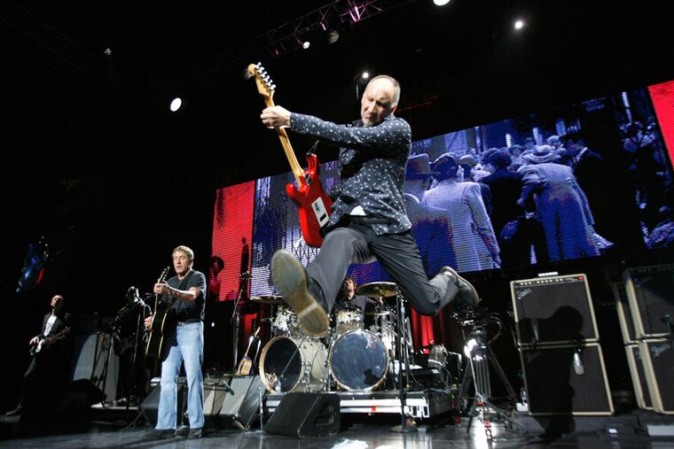 Roger Daltrey, left, and Pete Townsend of the Who perform music from "Quadrophenia"
